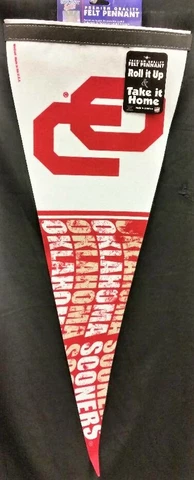 Oklahoma Sooners Premium Felt Pennant Cover
