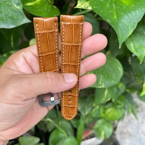 Genuine Skin Watch Strap Band Size 10 14 15 16 17 18 19 20 21 22 23 24 25 26mm - Picture 1 of 13