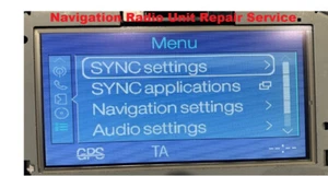 FORD TRANSIT FIESTA FOCUS KUGA MK7 MK3 MEDIENEINHEIT LCD BILDSCHIRM REPARATUR SERVICE - Bild 1 von 2