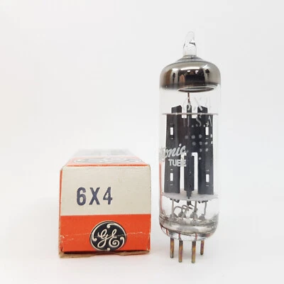 GENERAL ELECTRIC 1 X 6X4 / EZ90 TUBE ÉLECTRIQUE GÉNÉRAL. NOS / NEUF DANS SA BOÎTE. RCB34