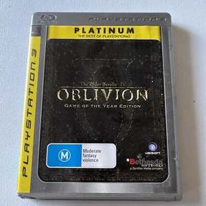 The Elder Scrolls IV Oblivion Game Of The Year Edition PS3 Playstation 3 GOTY - Picture 1 of 6