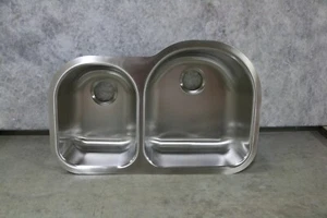 Elkay Revere Kitchen Sink 30-70 Stainless Steel Undermount Double Bowl NCFU3119L - Picture 1 of 9