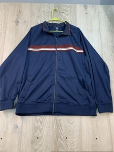 Athletic Works Mens Jacket Blue Cove Aw Track - Picture 1 of 14