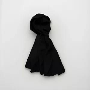 ITAL SETA SCIARPA IN SETA DONNA NERA - Foto 1 di 4