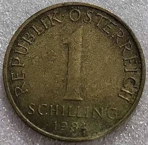 1984 Austria 1 One Schilling (KM.#2886) *C168 - Picture 1 of 3