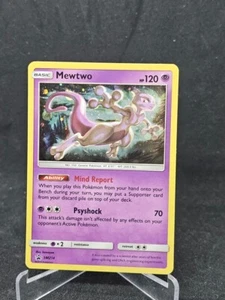 Tarjeta Pokémon Mewtwo SM214 Sol y Luna Estrella Negra Promo Holo - Imagen 1 de 2