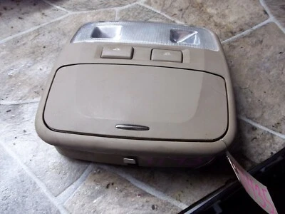 2005-2006 HYUNDAI SANTA FE OVERHEAD FRONT CONSOLE W/ DUAL MAP LIGHT SUN ROOF OEM - Image 1 of 4