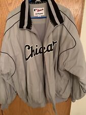 Men's Rare Majestic Chicago White Sox Jacket 3XL Gray  Lined Winter Jacket