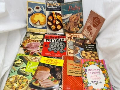 Cookbooks Culinary Arts Institute Lot 13 Vintage 40s-70s Betty Crocker pressure Foto 1 de 4