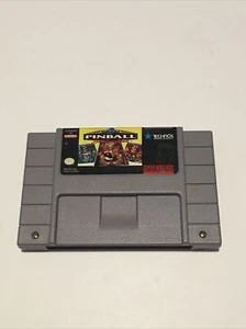 Super Pinball Behind the (Super Nintendo) SNES Authentic - Picture 1 of 3