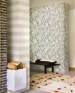 Grandeco Wall Paper - New Aurora NA3304 - Large Leaf Design - 1 roll - Picture 1 of 4