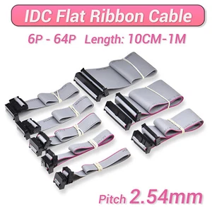 Cabezal de caja IDC de 6 pines - 64 pines cable de cinta plana conector hembra paso de 2,54 mm - Imagen 1 de 21
