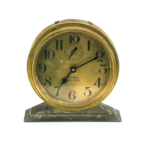VTG Westclox Baby Ben DeLuxe Windup Alarm Clock 1927 USA Cover
