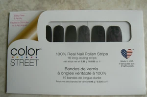 NEW Color Street SMOKE'S ON YOU purple/black 100% Real Nail Polish Strips 16pc - Picture 1 of 3