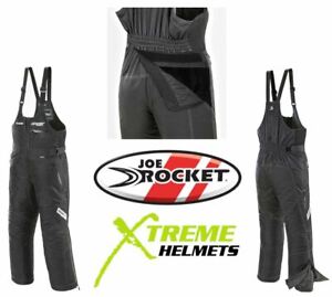 Joe Rocket Extreme Bib Womens Black Waterproof Insulated XS S M L XL 2XL