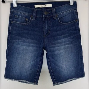 Joe’s Jeans Girl’s Bermuda Denim Blue Denim Cut Off Shorts Size 12 NWOT - Picture 1 of 6