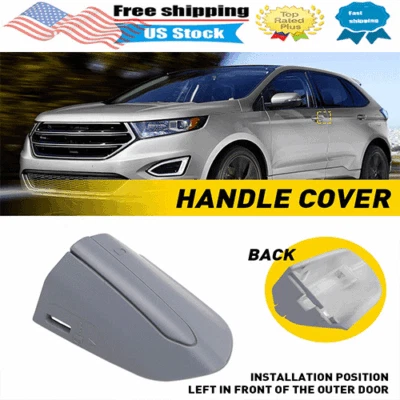 Door Lock Cylinder Unpainted Cover Trim Cap Fit Ford Fusion Edge 2013-2021 Drive Foto 1 de 4