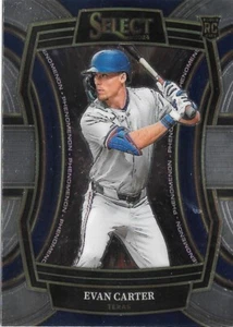 2024 Panini Select Baseball EVAN CARTER RC -TEXAS RANGERS- #1 - Picture 1 of 1