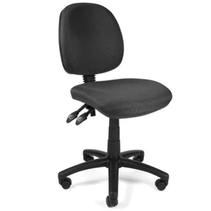 CRESCENT TASK CHAIR Black Fabric - Picture 1 of 1