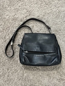 Black Leather Small Givenchy Crossbody Pandora Pure Bag - Picture 1 of 6