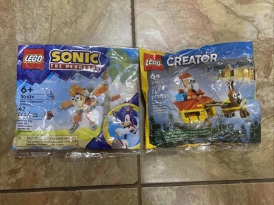 LEGO Paquete De 2 Sonic The Hedgehog: Kiki’s Coconut Attack & Santa’s Sleigh Ride Foto 1 de 4