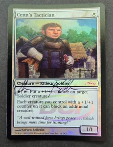 MTG Magic_FIRMATO 2008 GATEWAY FOIL Promo DC1 #14_CENN'S TACTICIAN - Foto 1 di 1