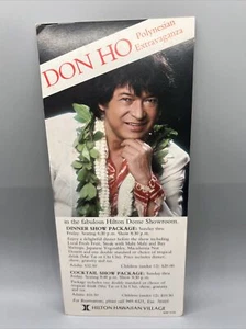 Don Ho Polynesian Extravaganza HILTON HAWAIIN VILLAGE Vintage Postcard **RARE** - Picture 1 of 3