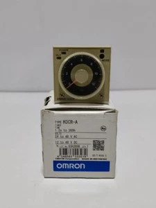 OMRON H3CR-A ELECTRONIC TIMER 1.2S-300H VOLTAGE 24-48VAC 12 TO 48VAC FAST SHIPPI - Picture 1 of 7
