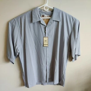Daniel Ellissa Short Sleeve Button up Shirt Gray TS371S Men's Size 3XL NWT - Picture 1 of 9