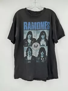 Vintage Ramones Adios Amigos 1996 Final Tour Black Graphic Short Sleeve T-Shirt - Bild 1 von 7