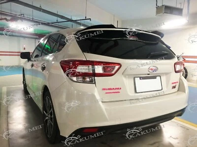 Alerón adicional Kakumei negro brillante para Subaru Impreza Hatchback 2017-2020 5 DR Foto 1 de 4
