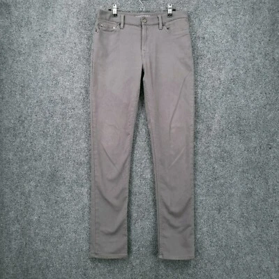 Pantalones de mezclilla Banana Republic para hombre 31x32 gris viajero calce ajustado 5 bolsillos cremallera elástica Foto 1 de 4