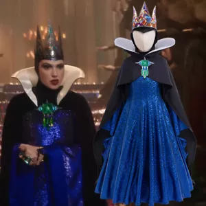 Disfraz de Blancanieves para niños Reina Malvada Niñas Vestido Capa Corona - Imagen 1 de 7