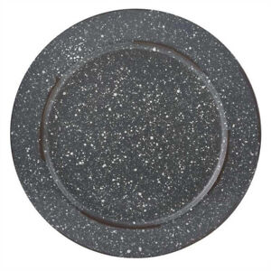 Granite Enamelware Gray - Charger