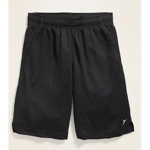 Old Navy NWT Boys Black Quick Dry Athletic Basketball Shorts L - Picture 1 of 6