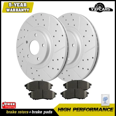 Rotores de freno delanteros + pastillas de freno para Nissan Murano 350Z Infiniti M35 M45 G37 Foto 1 de 4