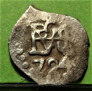 FELIPE V, 1/2 Real, 1724, LIMA, ESPAÑOL COLONIAL, Plata - Imagen 1 de 2