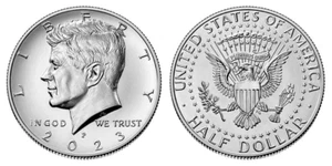 2023 P KENNEDY HALF DOLLAR BU UNCIRCULTAED US Coins 50c - Picture 1 of 4