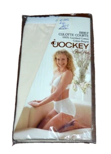 "Para mujer 1992 Jockey Classics De Colección Algodón BEIGE Corto Talla 5 Edición Caderas 36-38" - Imagen 1 de 2