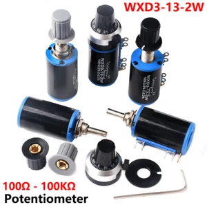 WXD3-13-2W Precision Multiturn Drahtgewickeltes Potentiometer 100 Bis 100KΩ/ Ohm - Bild 1 von 30
