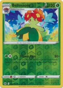 Bellossom 003/159 Reverse Holo Crown Zenith Pokemon Card NM - Picture 1 of 1
