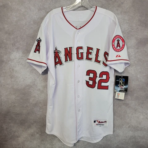 NWT Majestic Authentic Los Angeles Angels Josh Hamilton 32 Jersey Mens 44 L $260 Cover