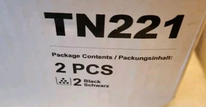 Compatible EZink Premium Toner Cartridge TN221 (2) Black - Picture 1 of 3