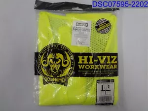 Pack of 10 OccuNomix Mens 2XL Hi Viz Workwear Vest With Zipper Closure - Picture 1 of 4