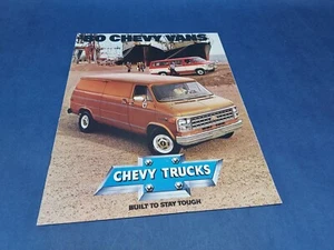 Vintage 1980 Chevy Chevrolet Van Vans Dealer Brochure - Picture 1 of 3