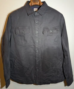 Faherty Jacke Stretch Decke gefüttert CPO Knopfleiste Shacket schwarz Gr. L - Bild 1 von 10