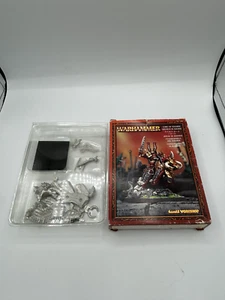Daemonic Mounted Champion Lord of Khorne Chaos Warriors Warhammer GW TOW OOP - Foto 1 di 2