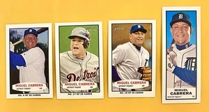 Miguel Cabrera TOPPS Heritage Bazooka Inserts From Various Years SPs, Rare Minis - Picture 1 of 10