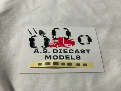 (CC) Corgi Modern Truck Scania 0-1 Series Black Mirrors Only 1/50 Tekno, WSI