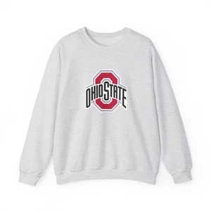 Ohio State Buckeyes Sweatshirt mit Rundhalsausschnitt - Unisex Fußball Fanbekleidung, College - Bild 1 von 29